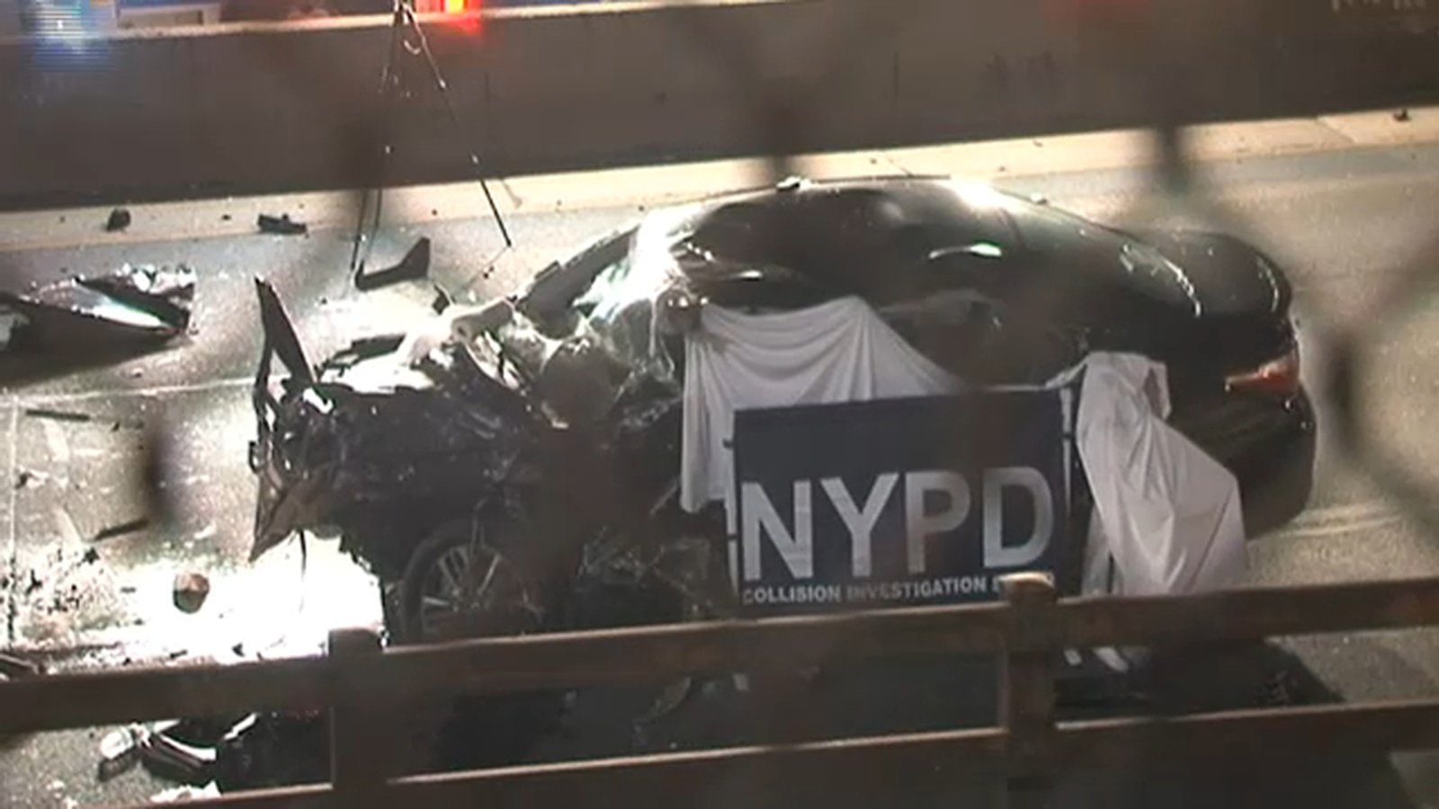 Livery cab driver killed when car slams into tow truck on Cross Bronx