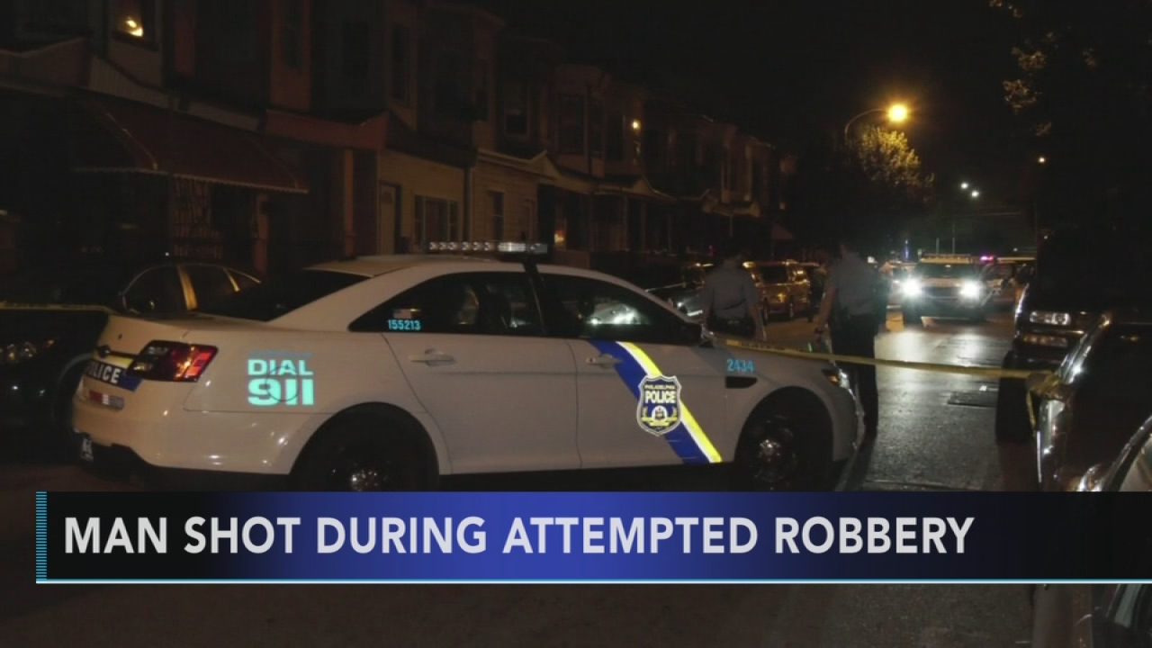 Man shot during attempted robbery in Kensington