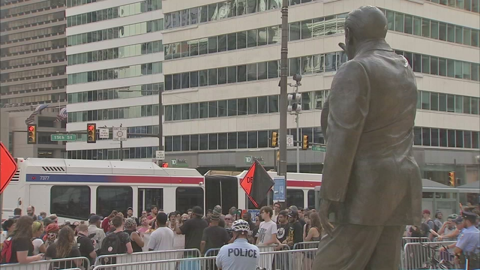 Mayor No decision yet on Frank Rizzo statue's future 6abc Philadelphia