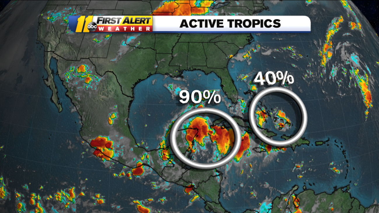 Its August And Thats When Our Tropical Season Starts To Heat Up We Are Watching Two Systems Right Now Ive Highlighted Them Its August And Thats When Our Tropical Season Starts To Heat Up We Are Watching Two Systems Right Now Ive Highlighted Them
