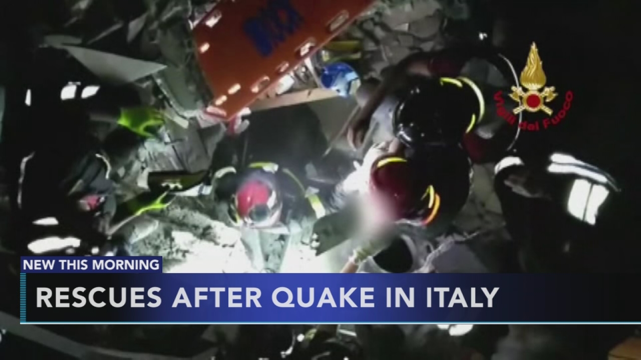 3 children pulled from rubble on quake-hit Italian island