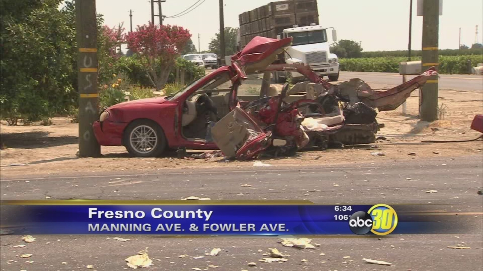 Two killed in Fresno County hit and run crash ABC30 Fresno