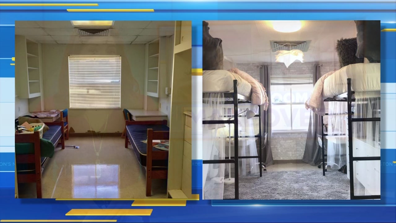 Mom does dorm makeover for daughter at Texas State University