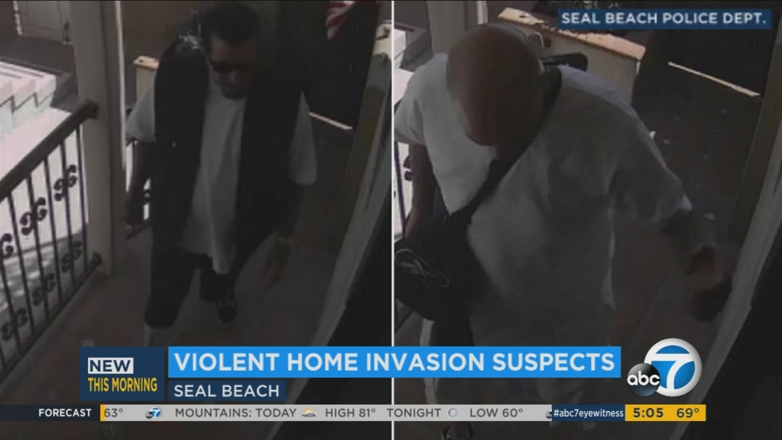 2 sought in Seal Beach homeinvasion robbery ABC7 Los Angeles