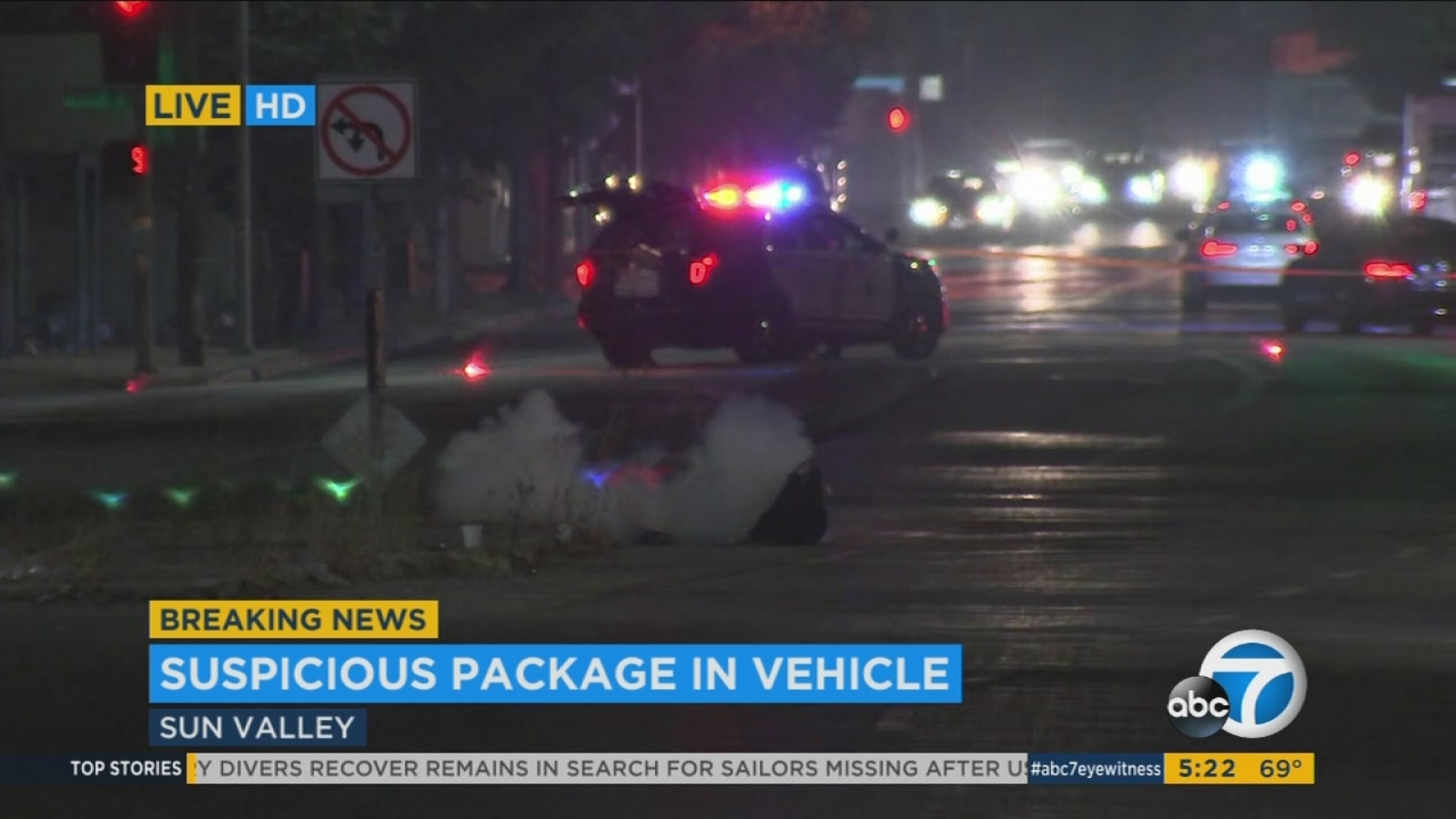 Bomb squad crews blow up suspicious item in Sun Valley - ABC7 Los Angeles