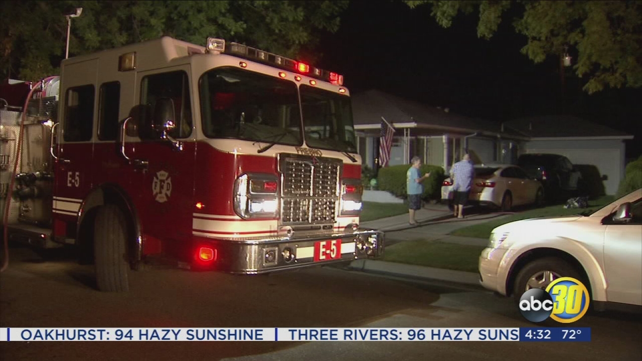 Fire damages Central Fresno home