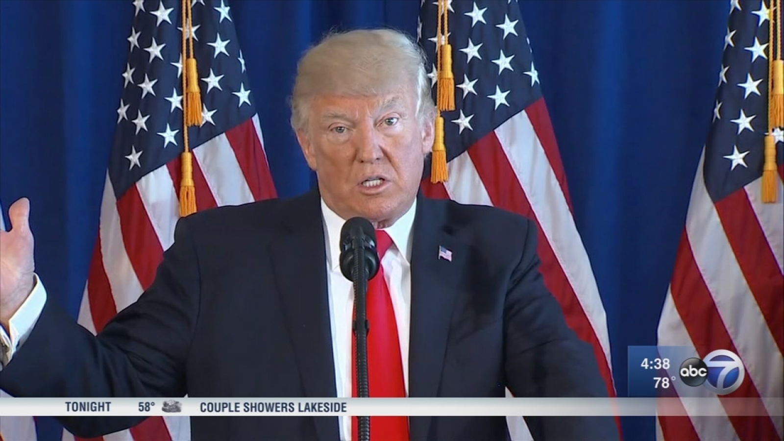 After angry rally, Trump calls for healing in Nevada - ABC7 Chicago