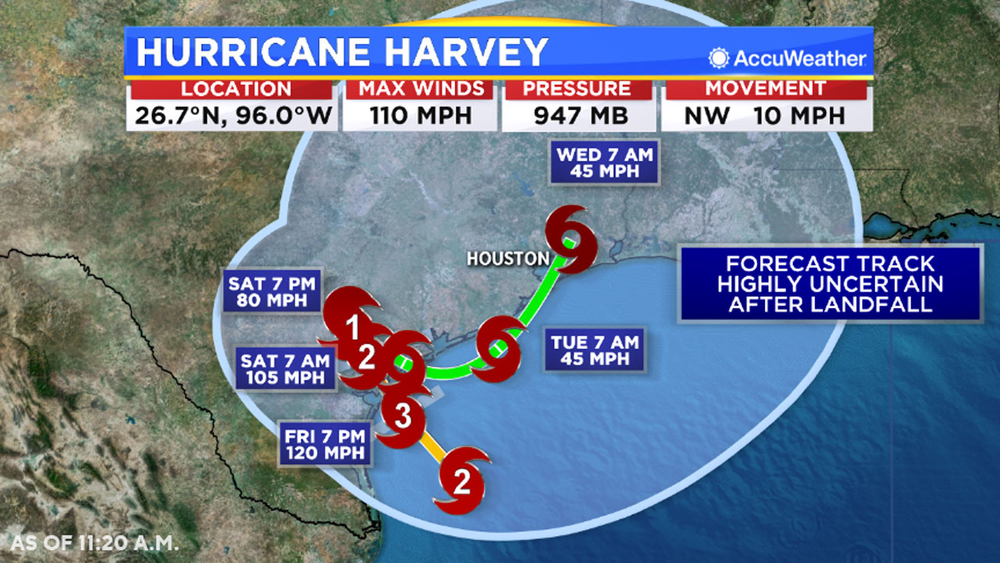 Harvey latest as of 11 a.m.