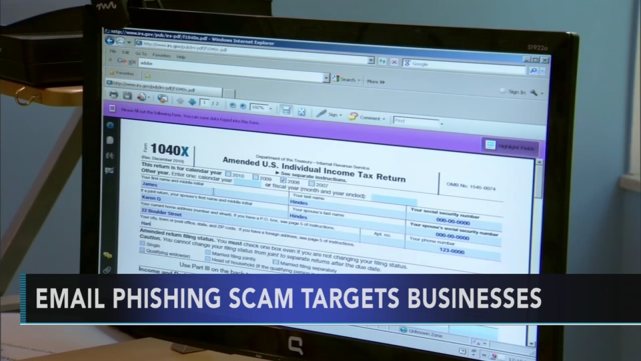 IRS warns companies about email phishing scam