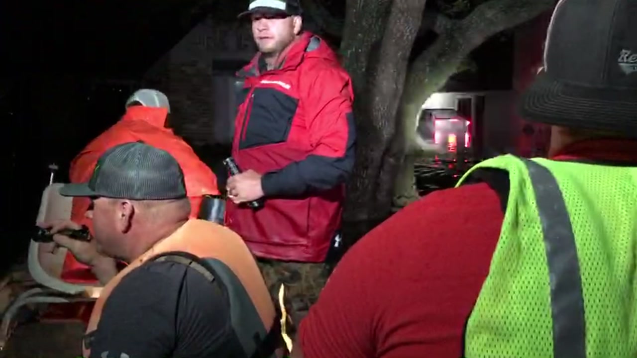 Long night ahead for rescuers along Buffalo Bayou