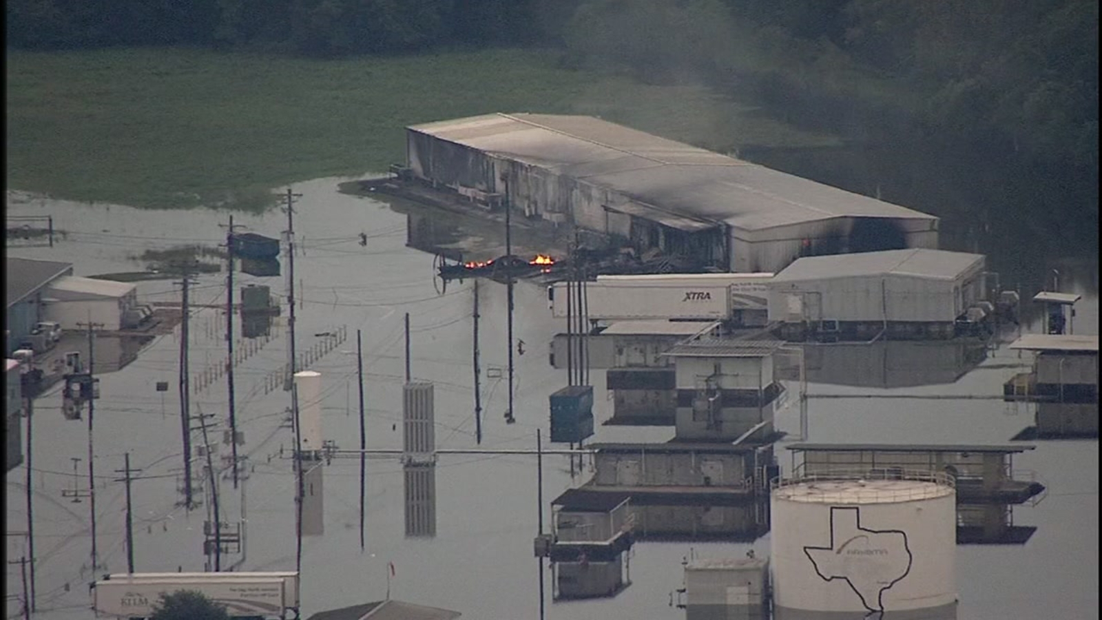 1.5mile radius around Crosby plant evacuated amid risk of explosion