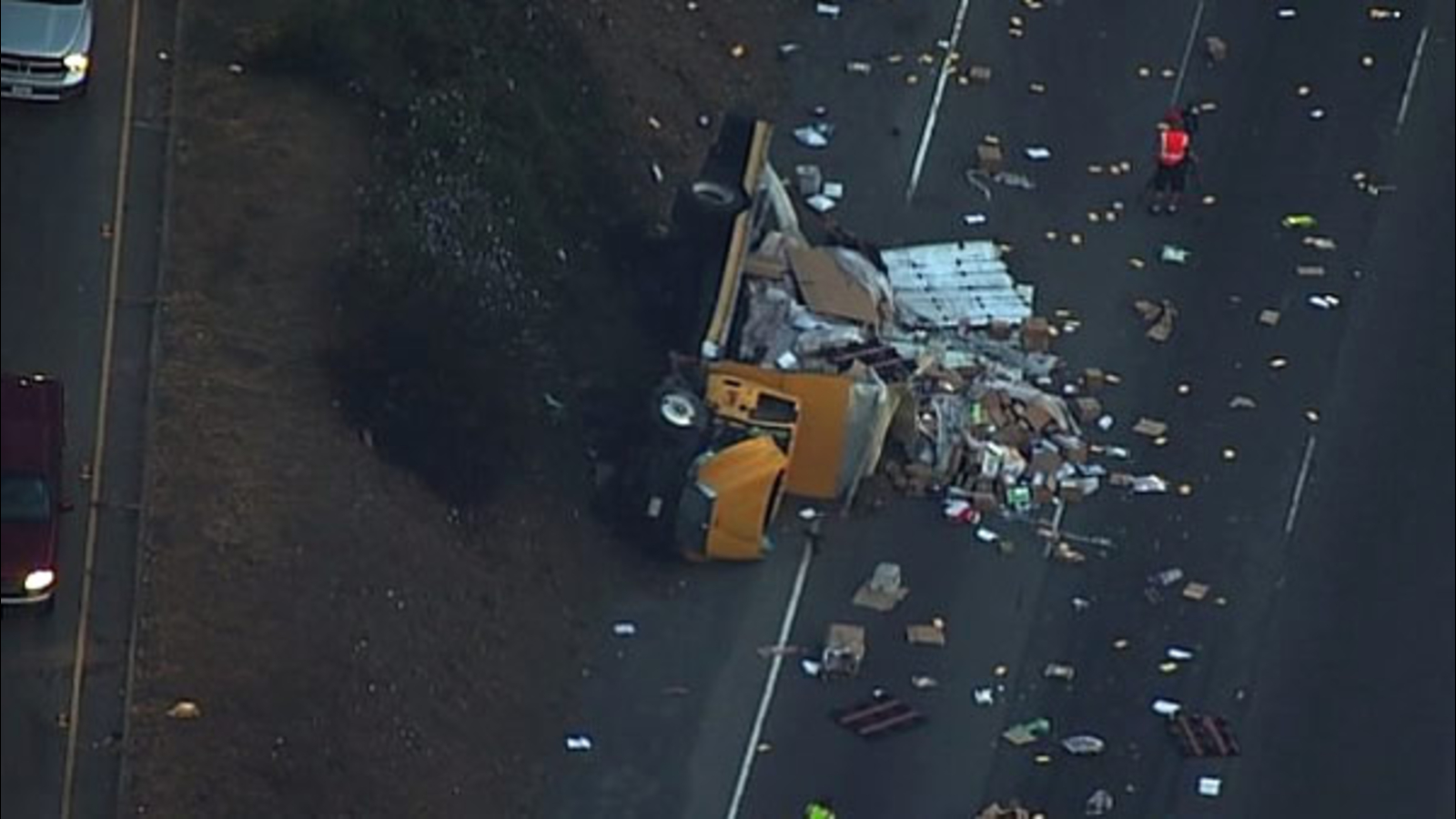 Westbound I-80 near San Pablo Dam Road reopens following big-rig crash ...