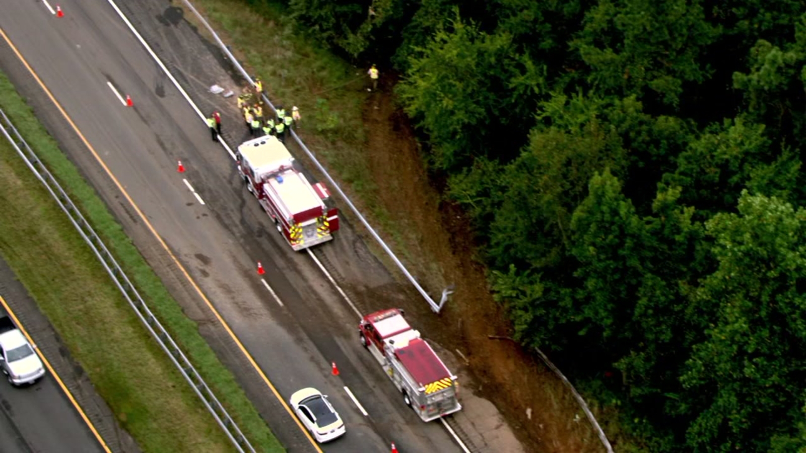 Tractor trailer driver dies in I-85 crash in Orange County - ABC11 ...