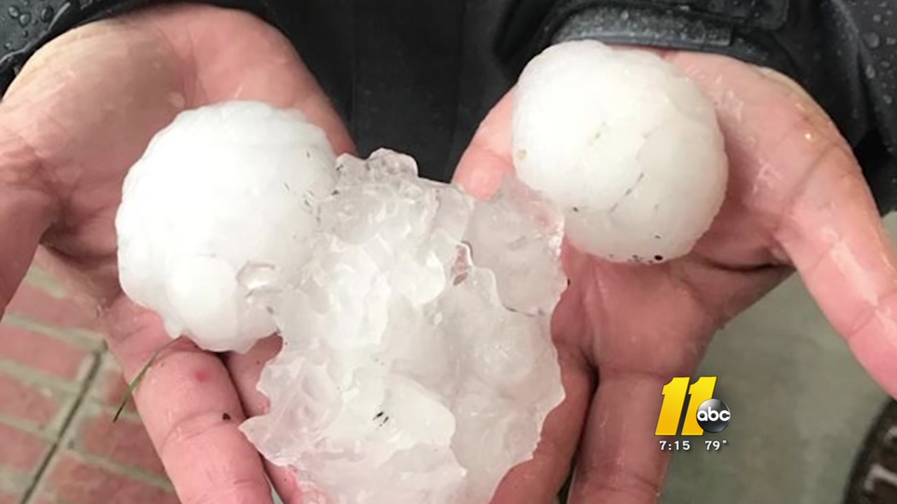 Damage reported after severe weather hits the Triangle