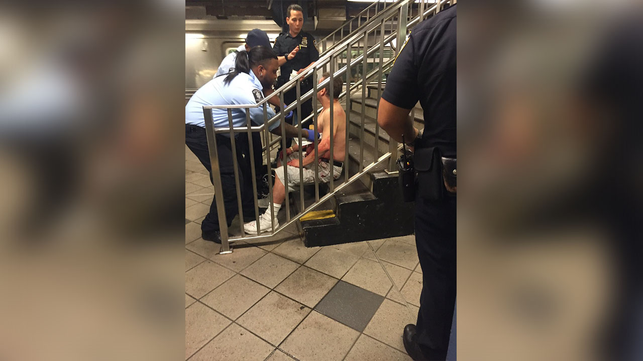 EXCLUSIVE: Good Samaritan helps Columbus Circle stabbing victim