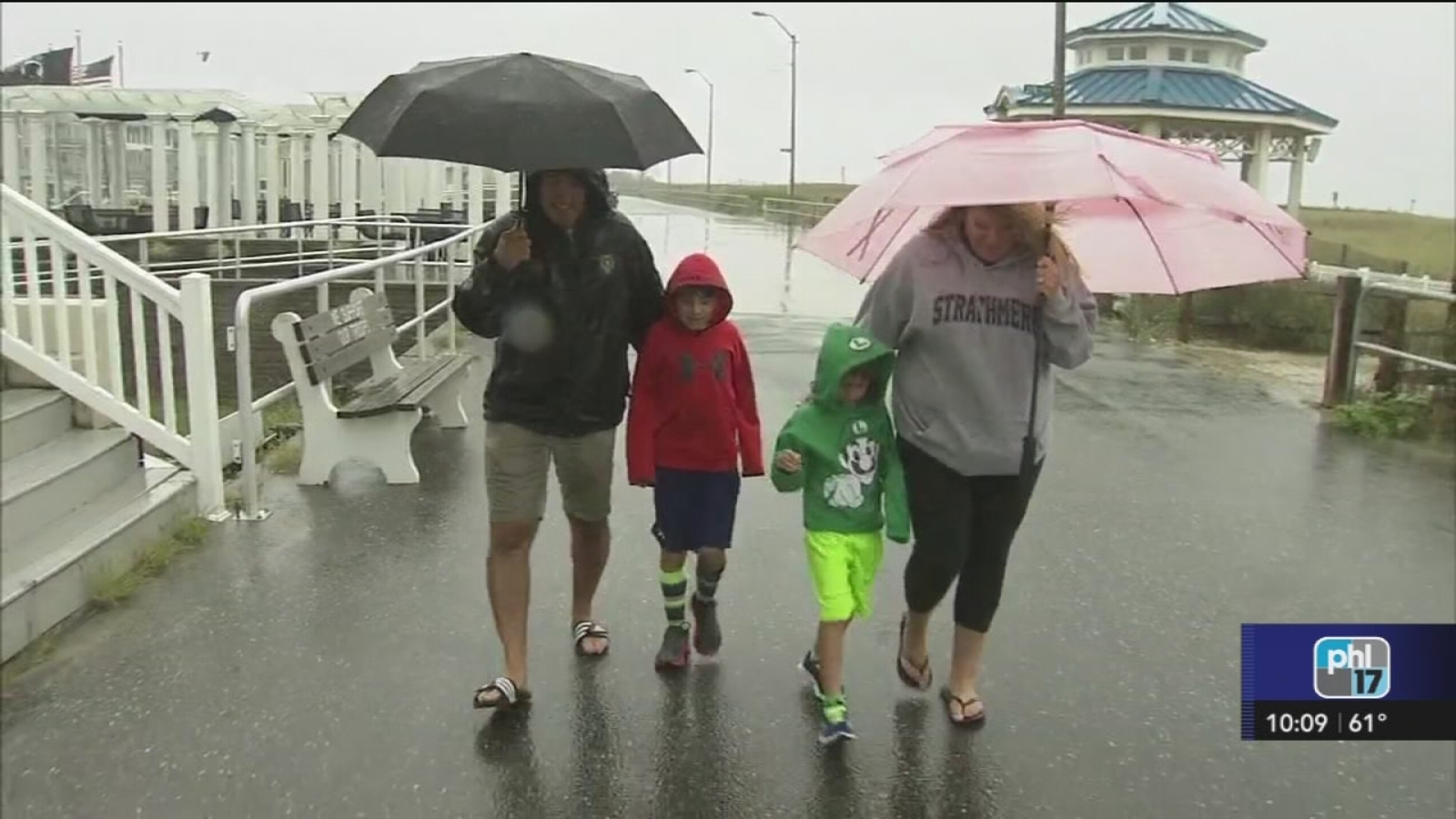 VIDEO Rainy start to Labor Day weekend at the shore 6abc Philadelphia