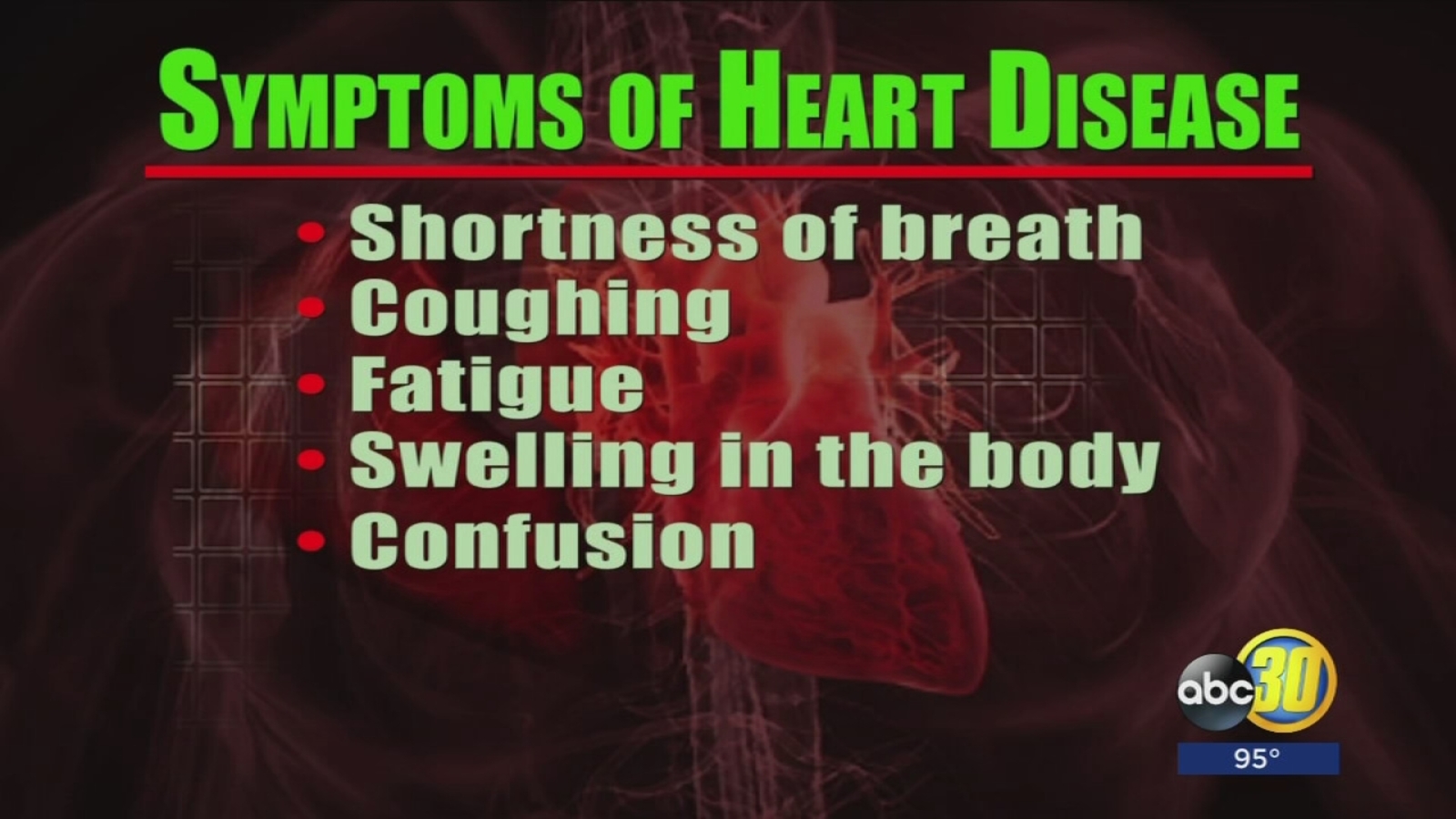 Spot and Stop Heart Failure ABC30 Fresno