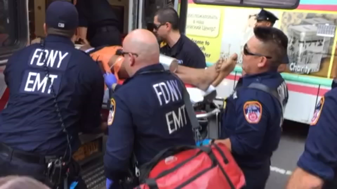 One man shot, another stabbed near West Indian Day Parade