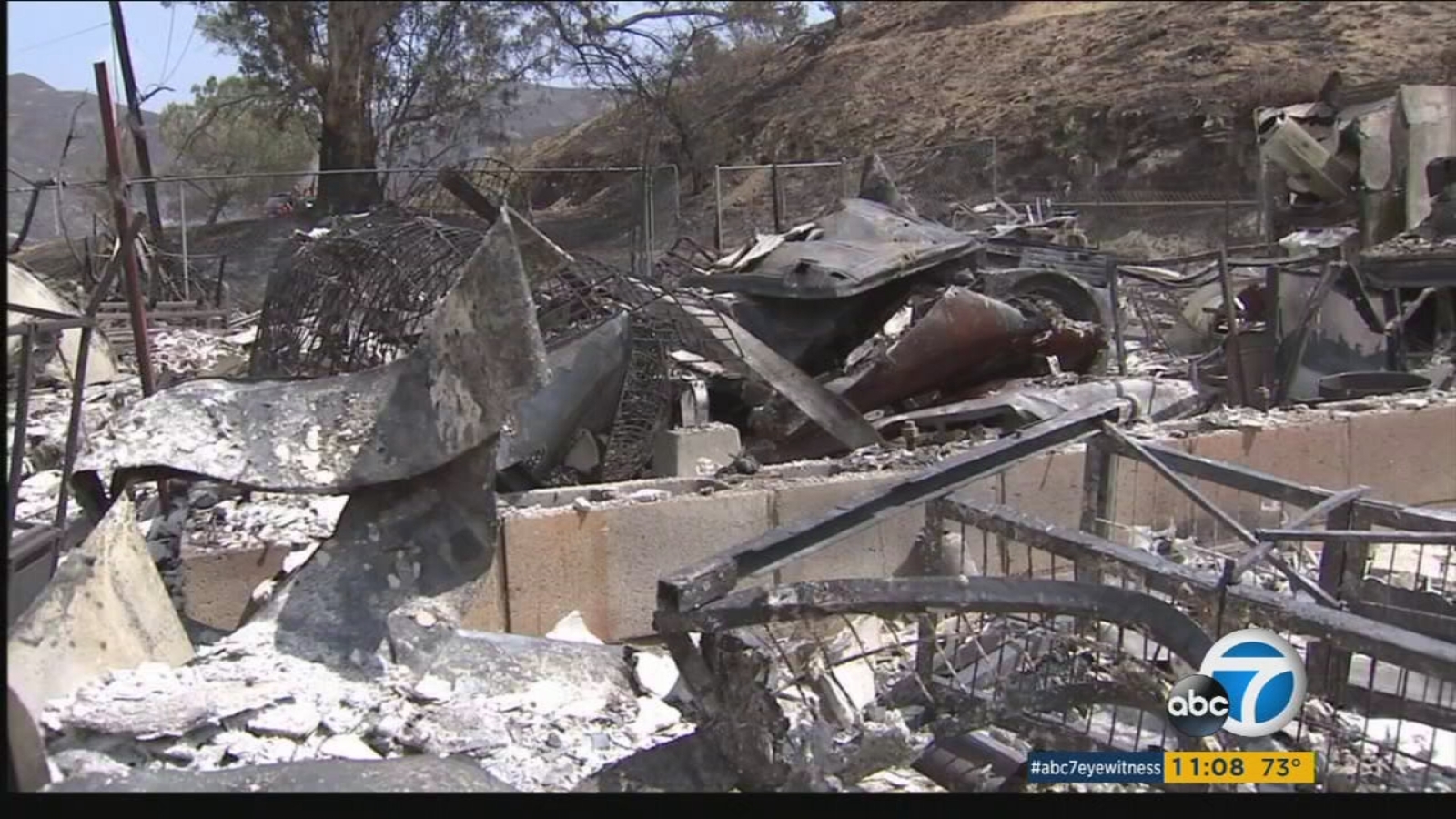 La Tuna Fire 'Active fire' no longer burning, fire officials say ABC7 Los Angeles