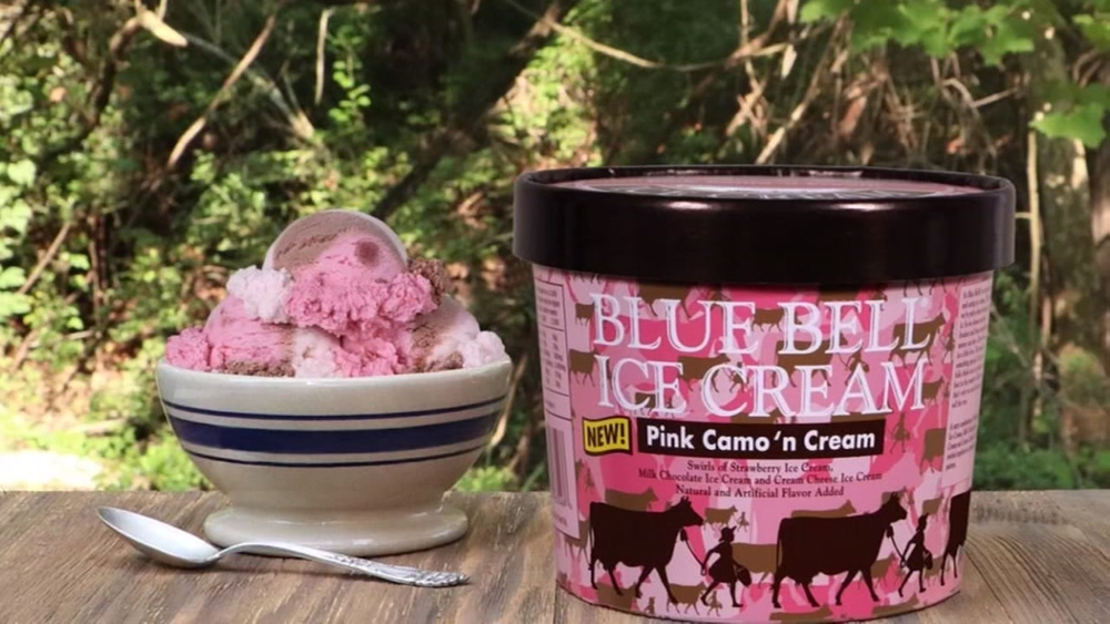 Blue Bell releases new Pink Camo n' Cream Ice Cream