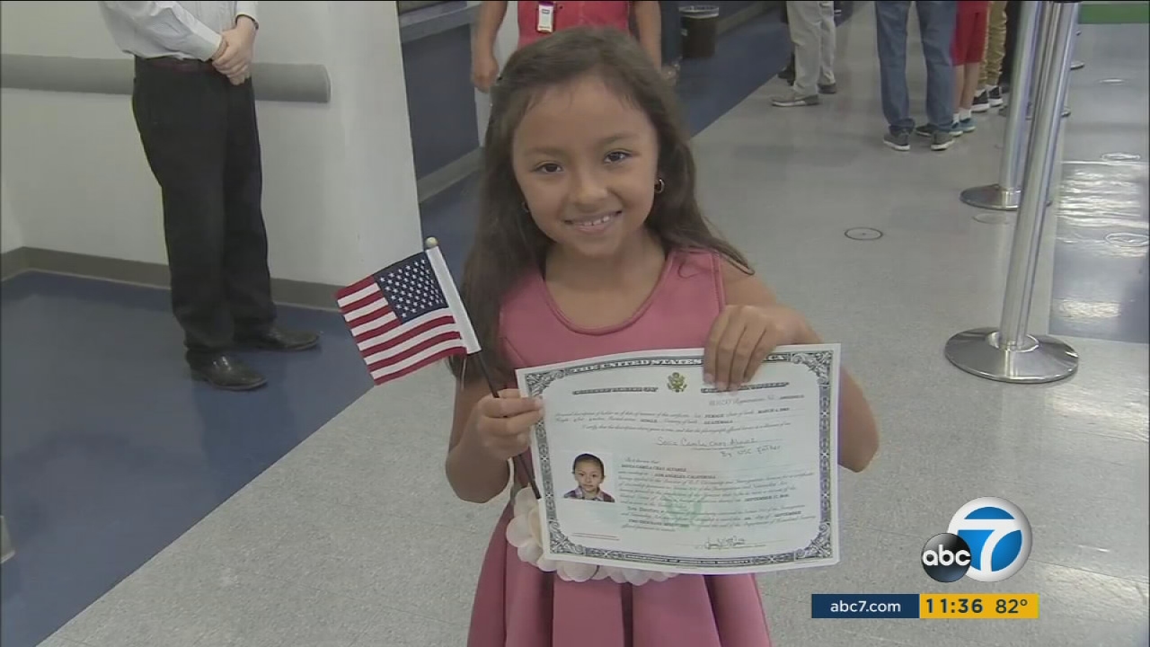 56 kids sworn in as U.S. citizens in LA