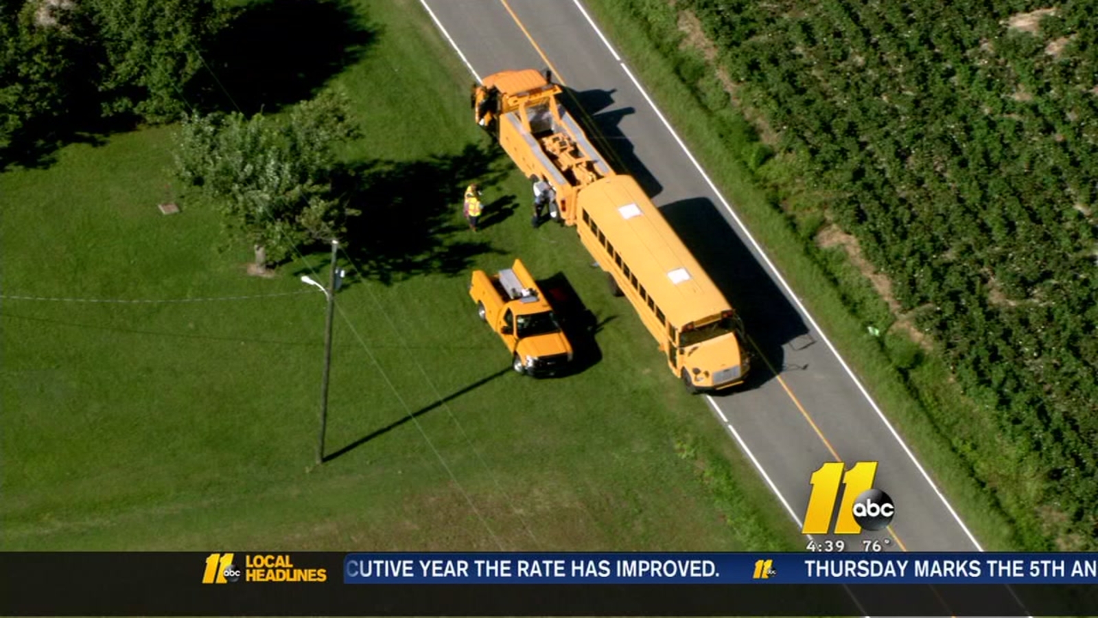 At least 1 injured in Johnston County school bus crash ABC11 Raleigh