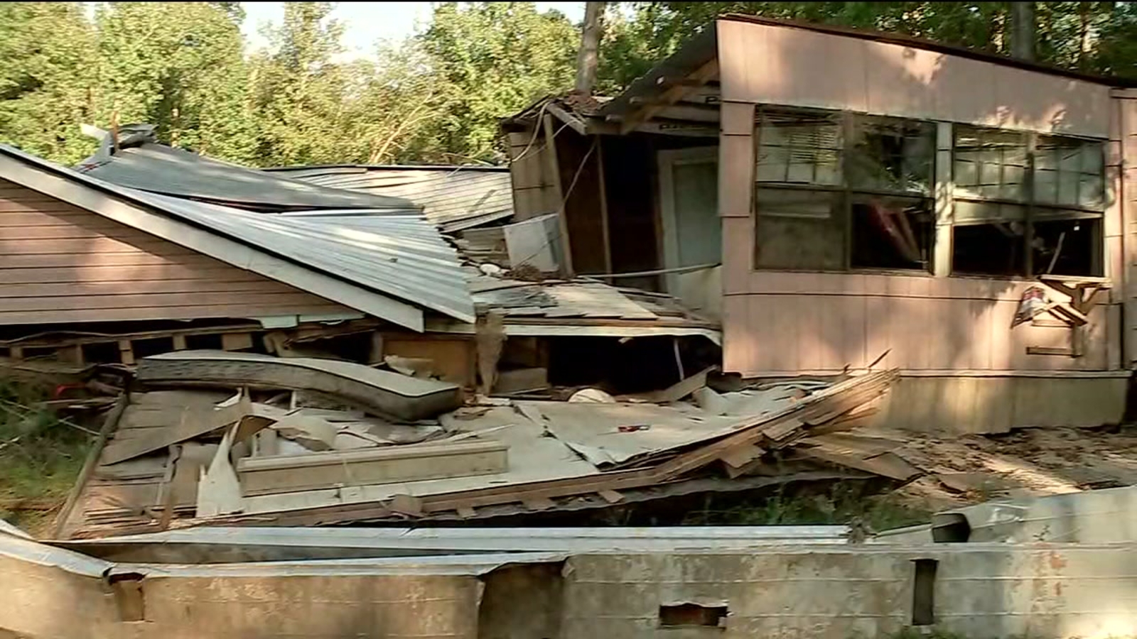 STORM DAMAGE Firsthand look at damage from Harvey near Splendora