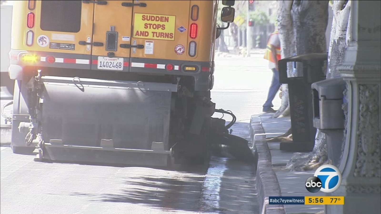 Los Angeles council members hope to use GPS street sweeper data for