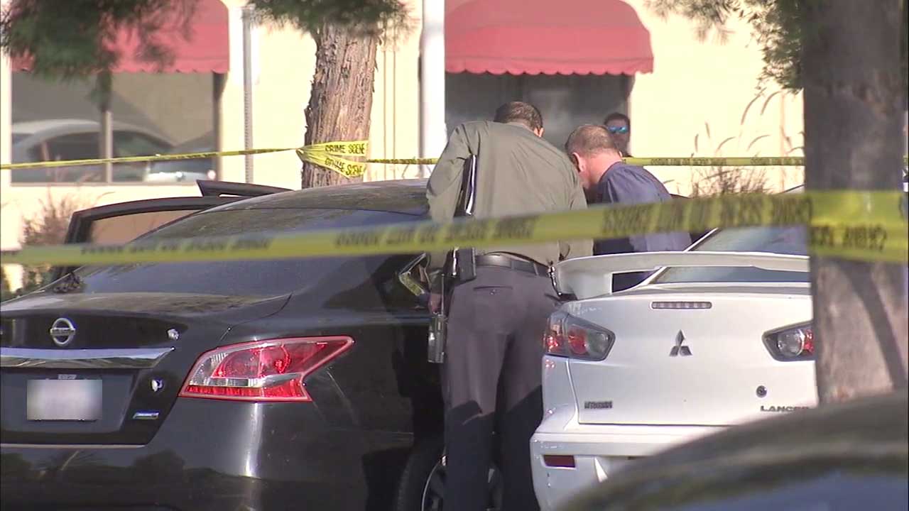 Man found fatally shot in car in West Covina parking lot