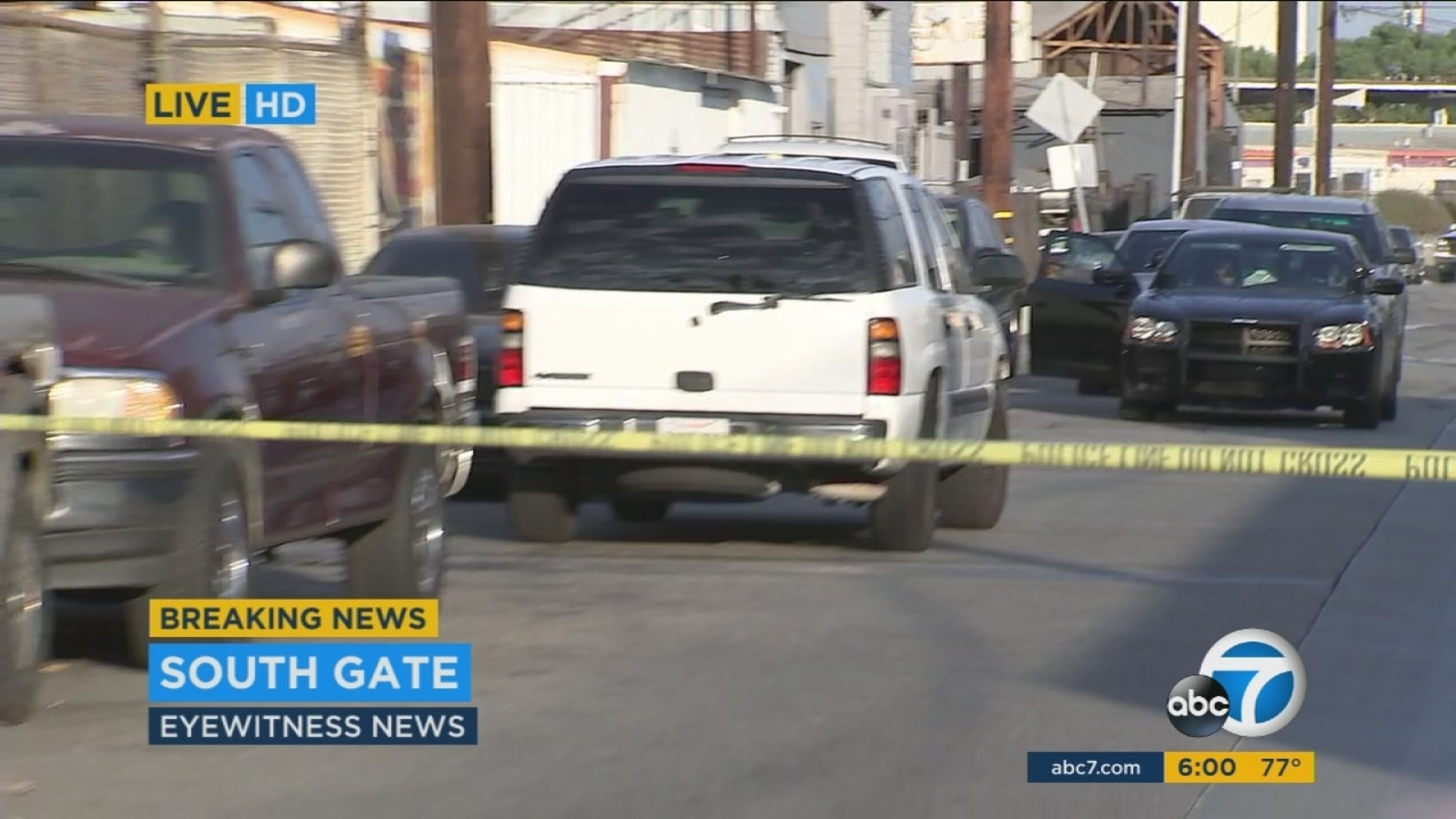 1 dead in South Gate auto body shop shooting - ABC7 Los Angeles