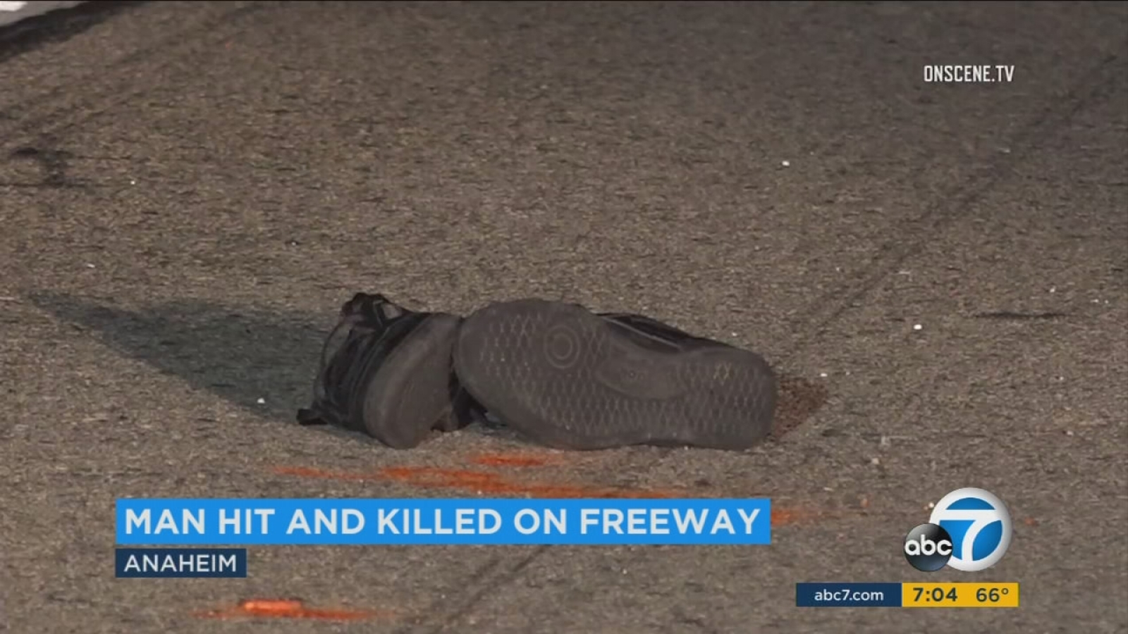 Pedestrian on 5 Fwy in Anaheim struck, killed ABC7 Los Angeles