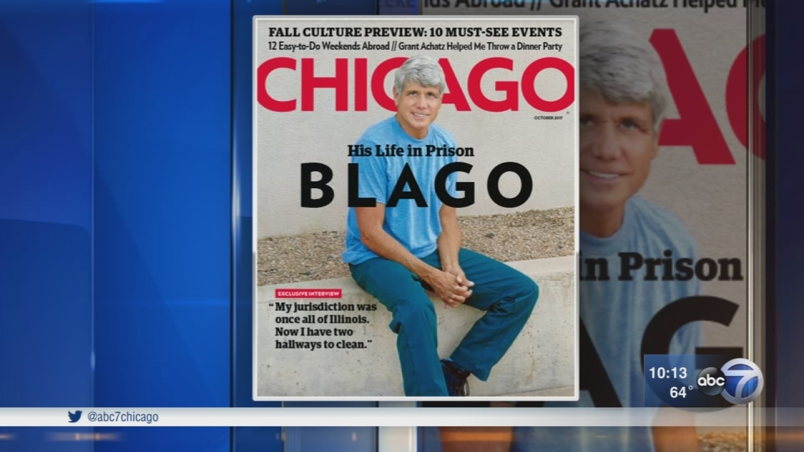 Former Illinois governor Rod Blagojevich gives 1st prison interview to
