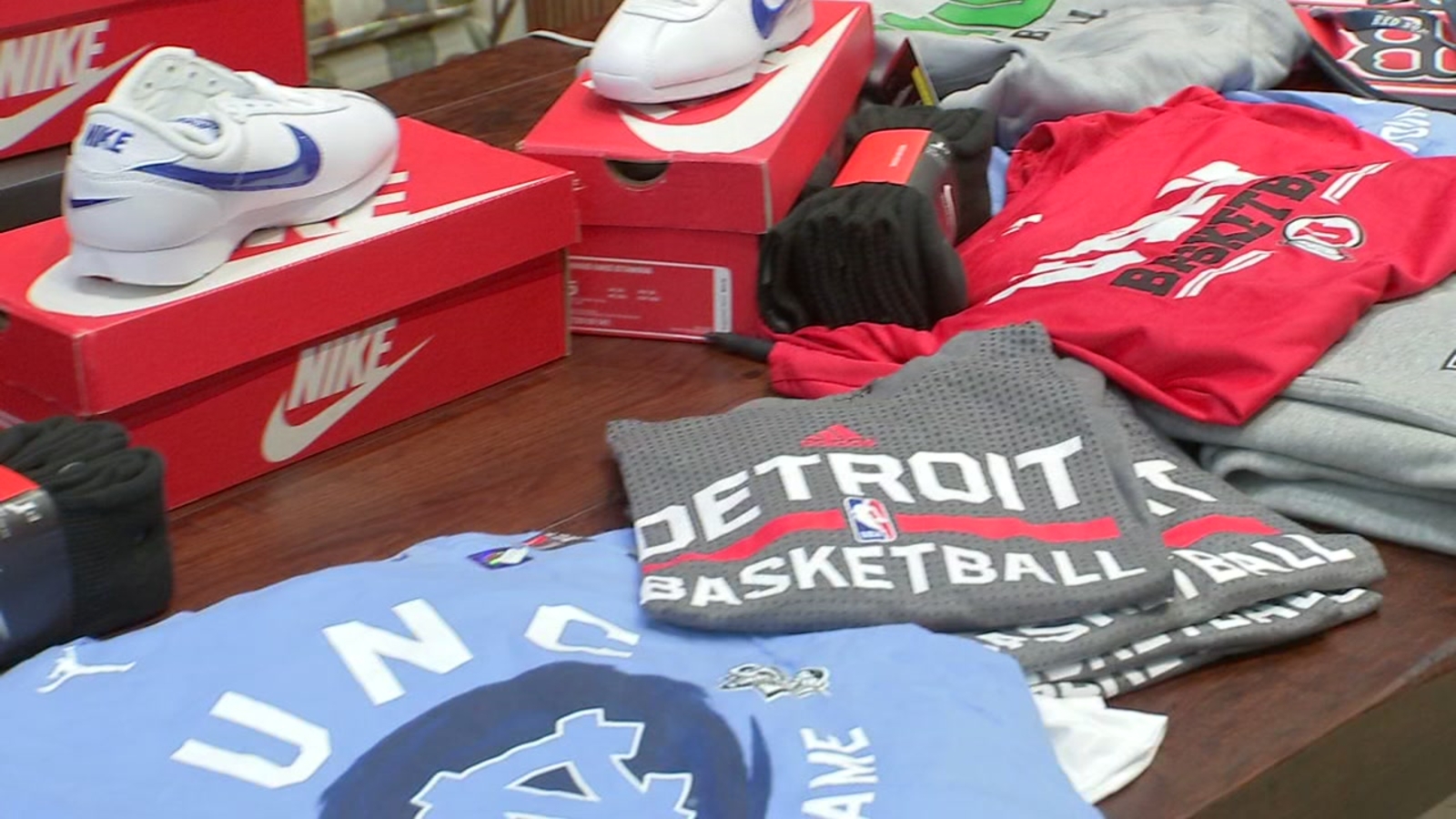 University athletic departments nationwide donate shoes, shirts for