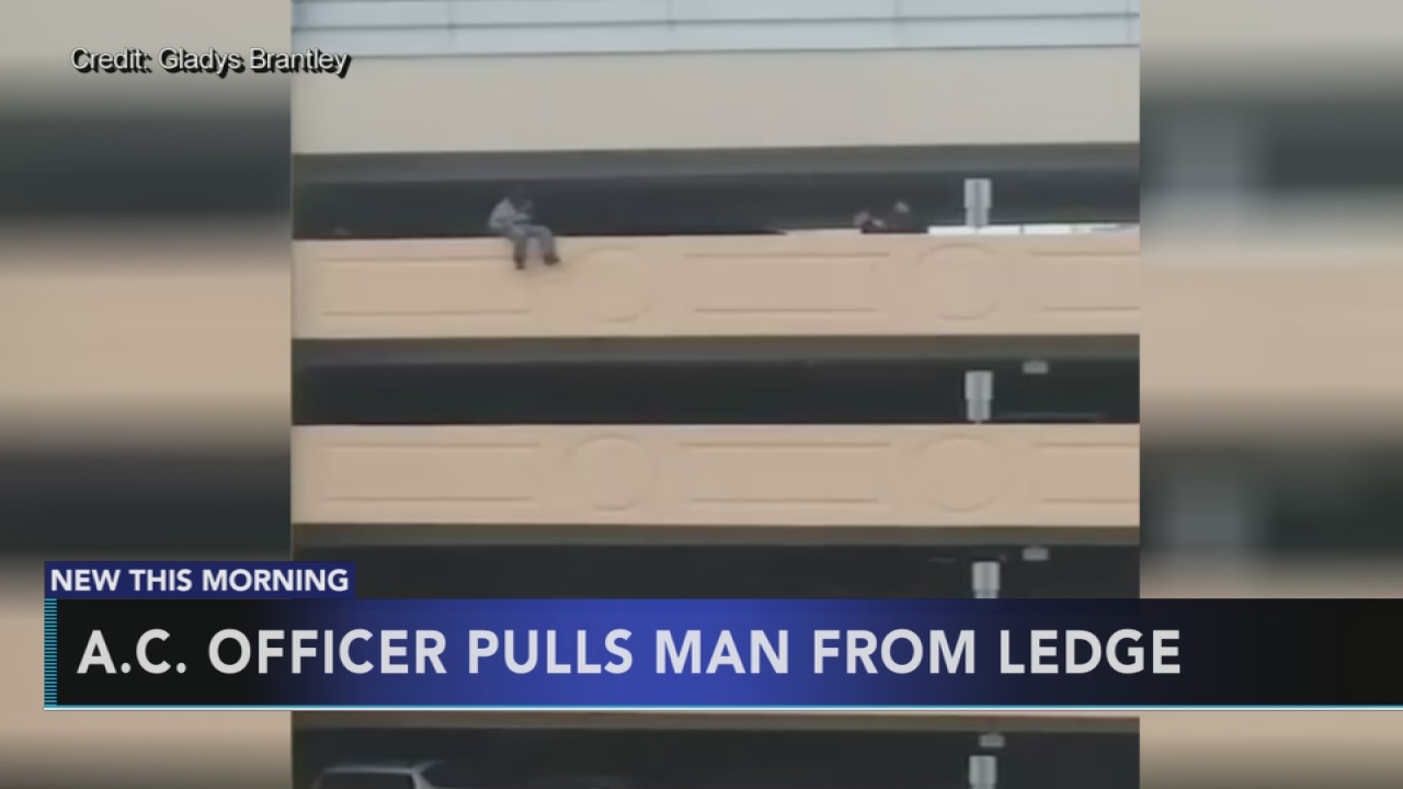 Police officer rescues man