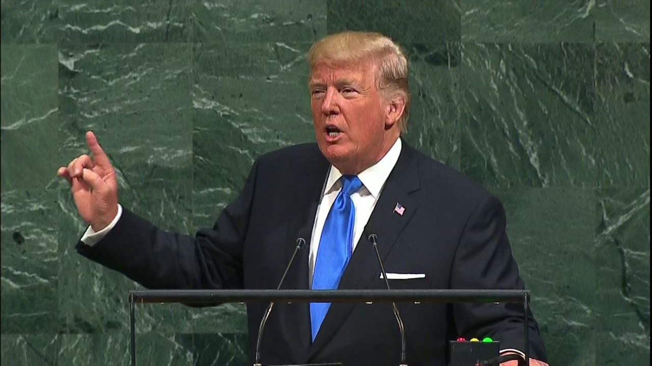 Trump addresses the United Nations