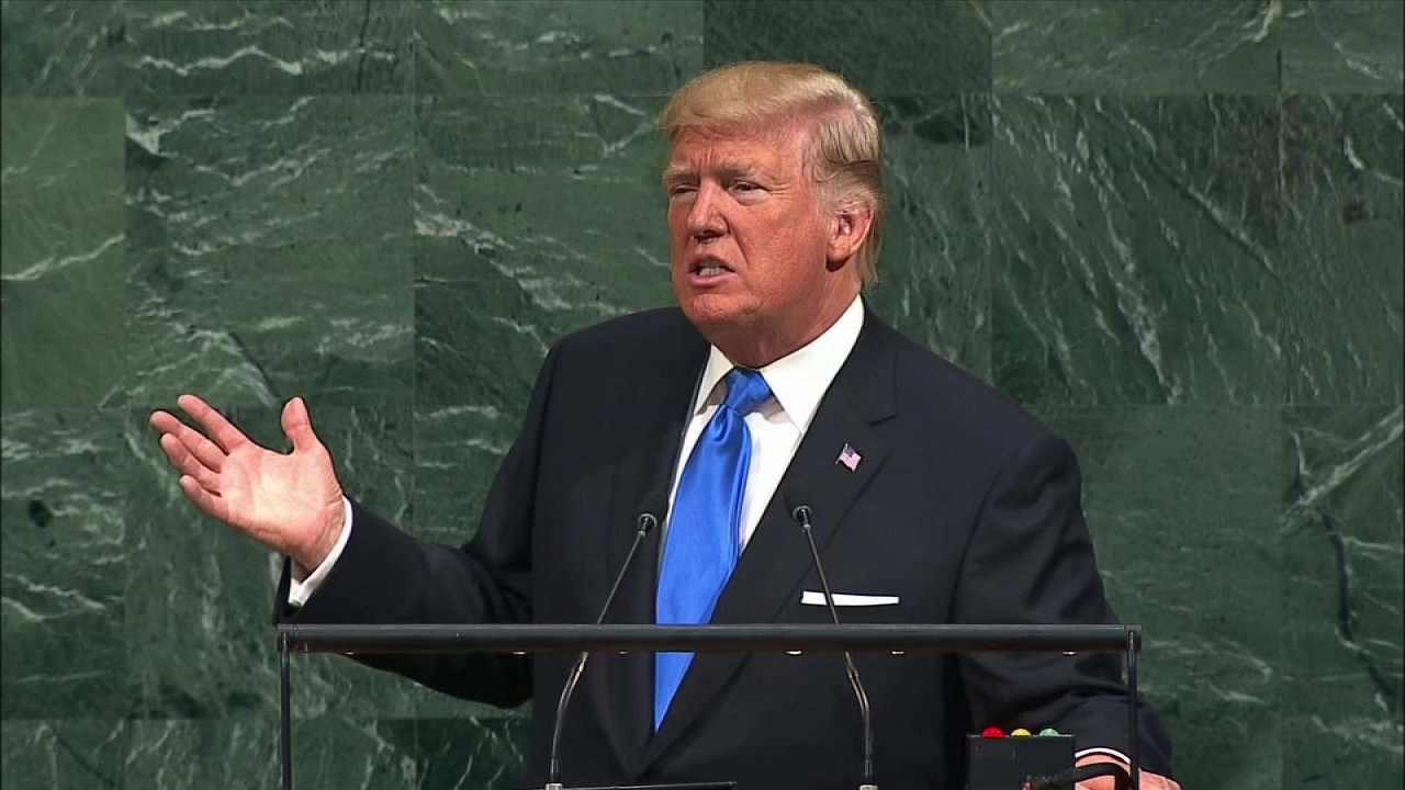 Trump addresses the U.N.