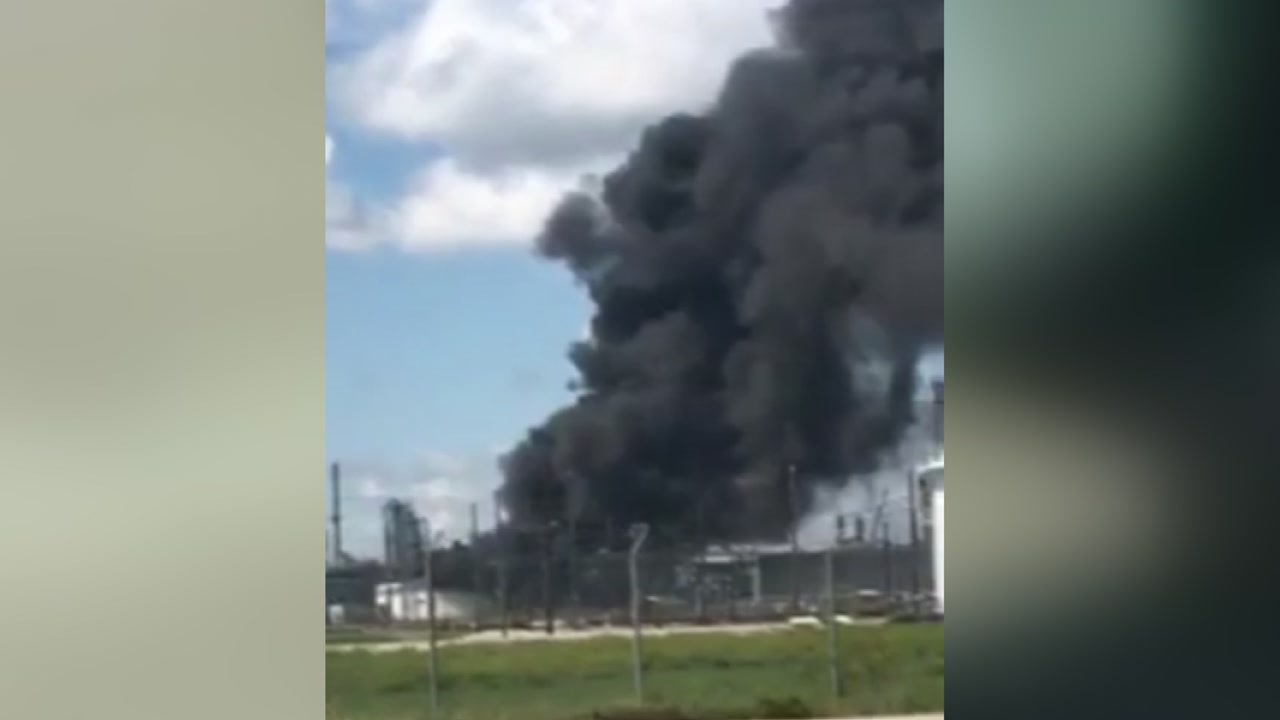 Large fire reported at Valero refinery in Port Arthur