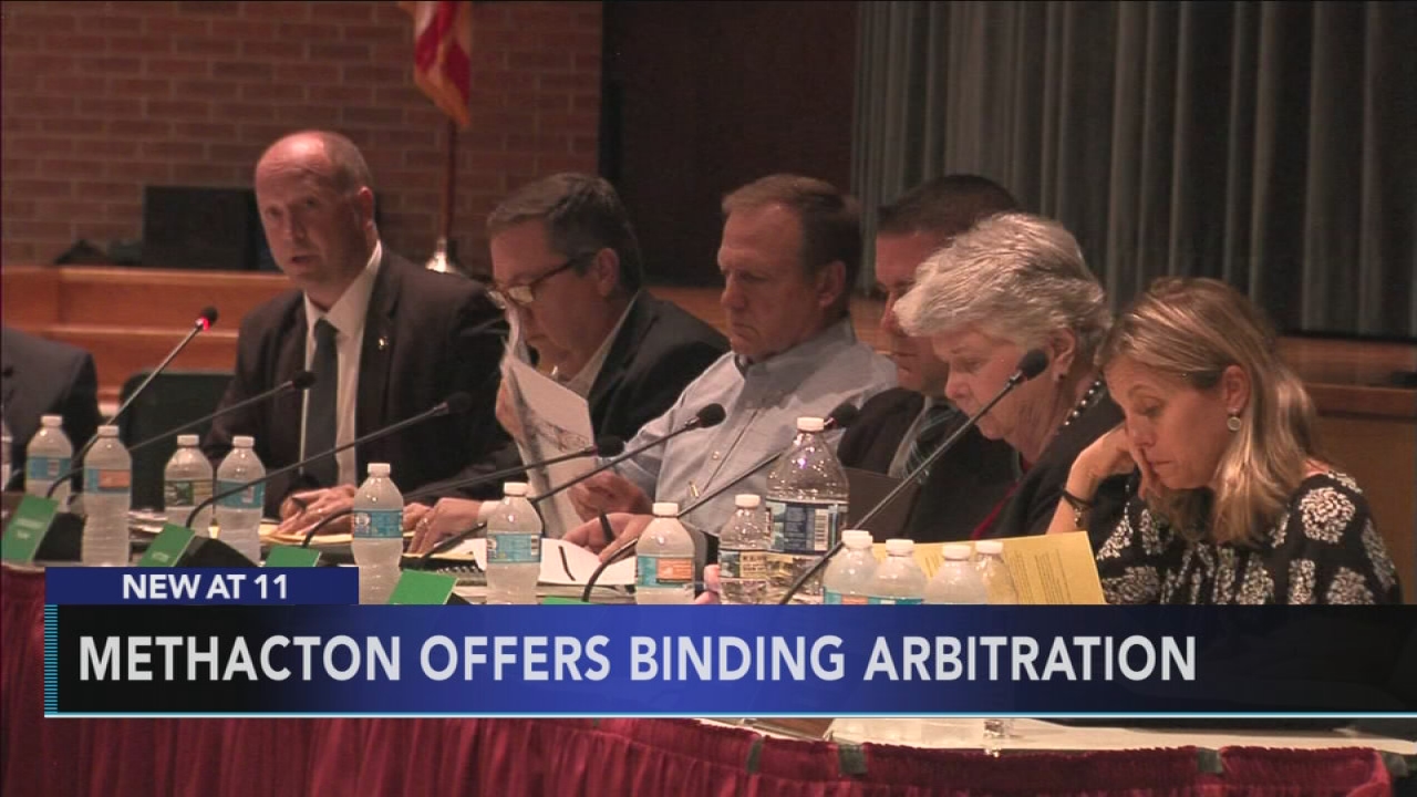Methacton offers binding arbitration