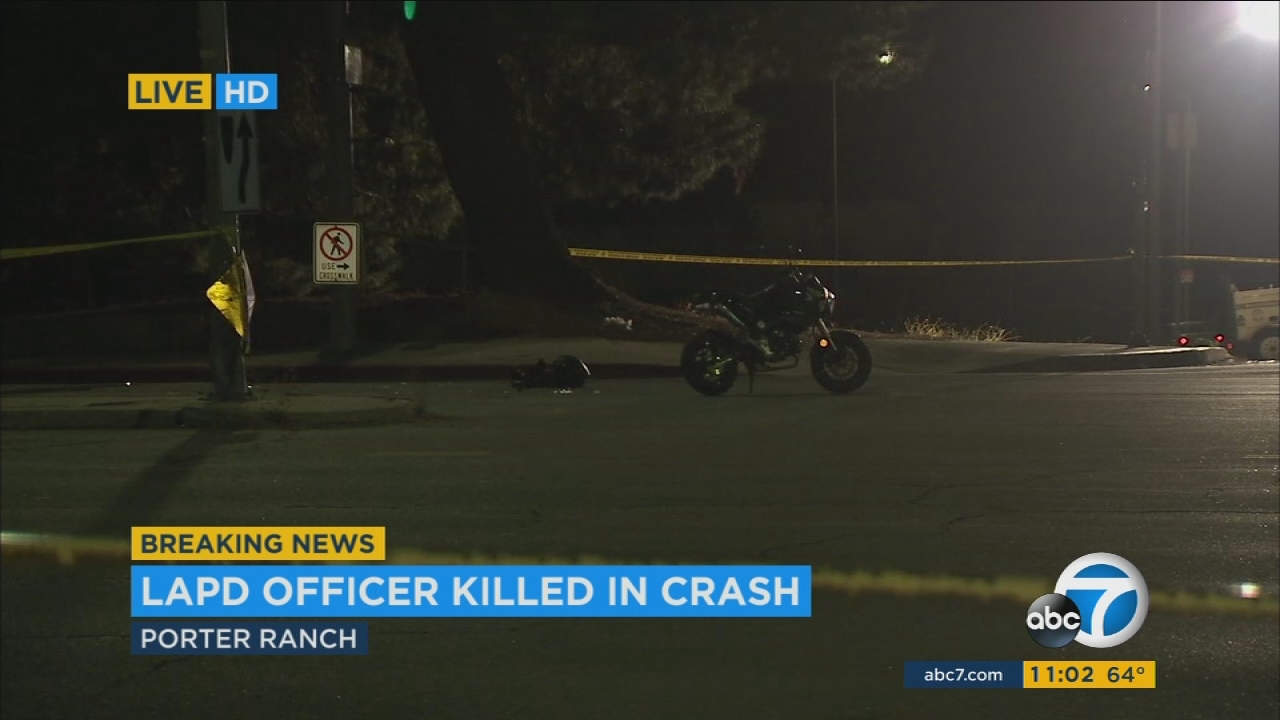 Off-duty LAPD officer killed in Porter Ranch crash