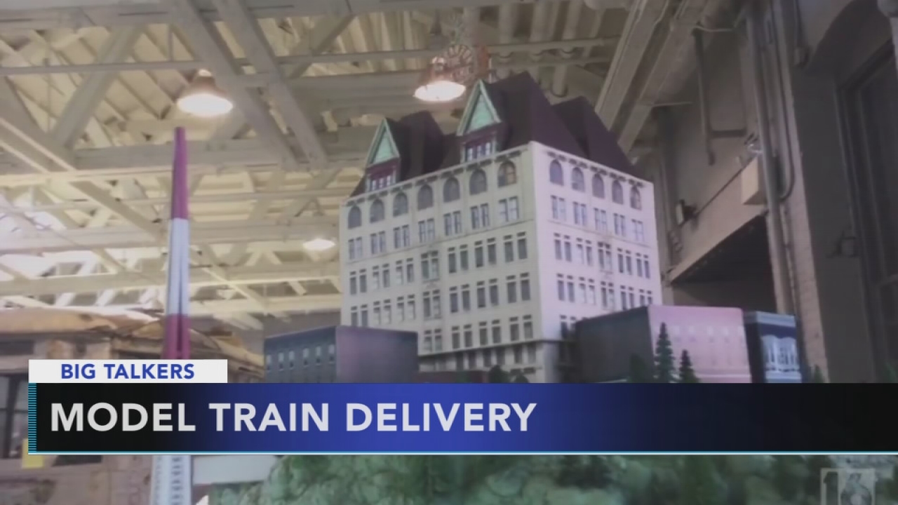 John Oliver gifts 'irresponsibly large' train set to Scranton TV station