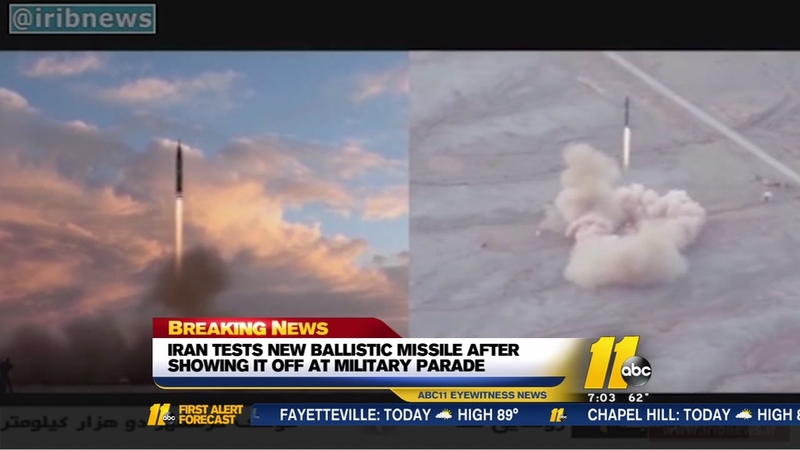 In Defiance To Us Iran Unveils Latest Missile During Parade Abc11 Raleigh Durham In Defiance To Us Iran Unveils Latest Missile During Parade Abc11 Raleigh Durham