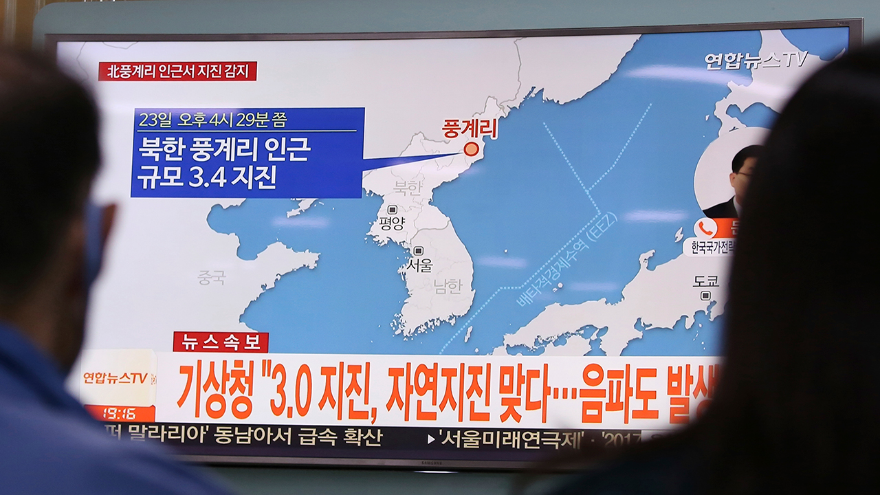 Earthquake detected in North Korea