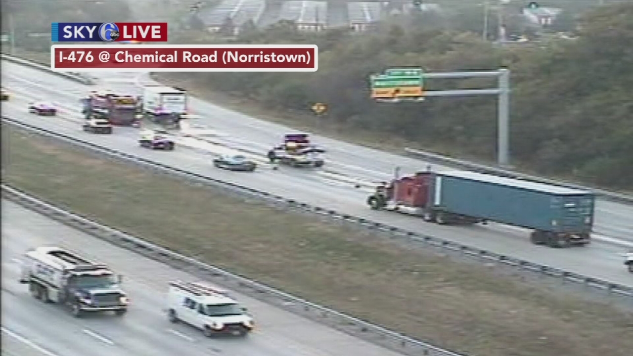 Crash on NB I-476