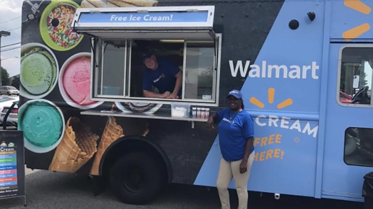 Free Walmart food trucks