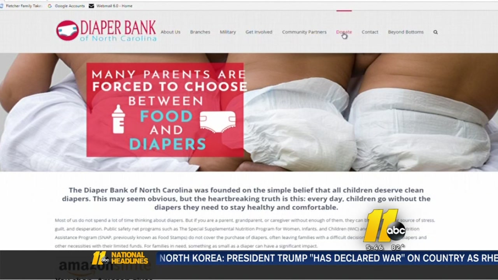 Diaper Bank of North Carolina in need of your donations ABC11 Raleigh