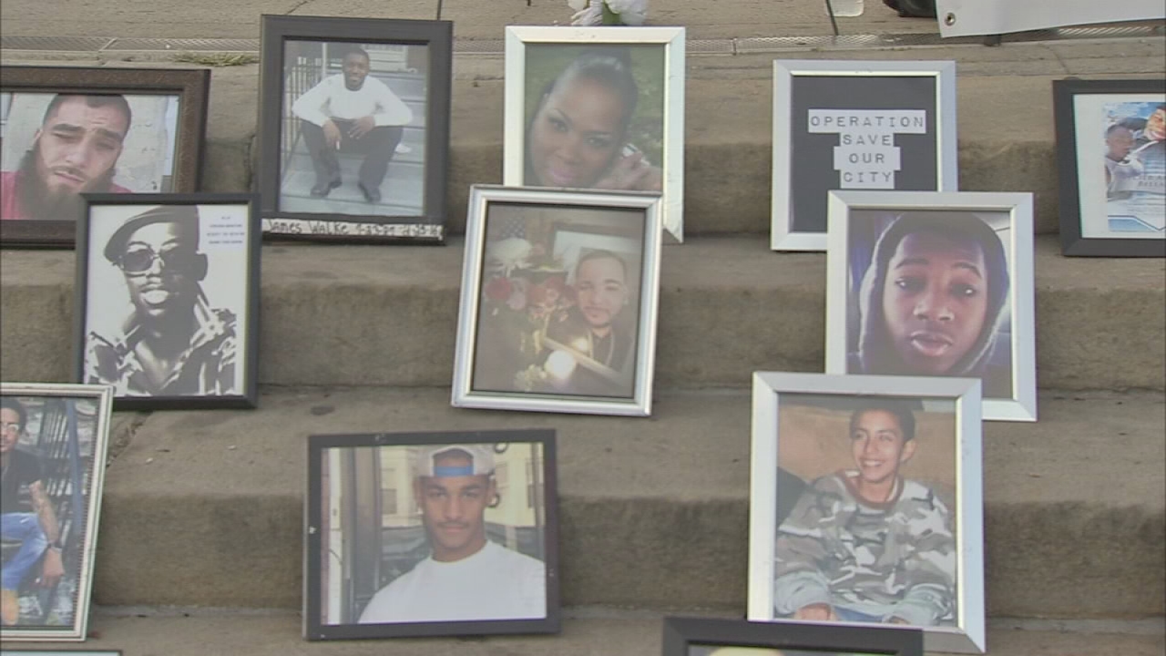 People affected by homicide gather to remember loved ones at the art museum Monday: Annie McCormick reports on Action News at 11 p.m., September 25, 2017.