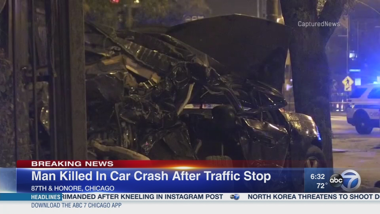 Driver dies in Auburn Gresham crash after fleeing police in