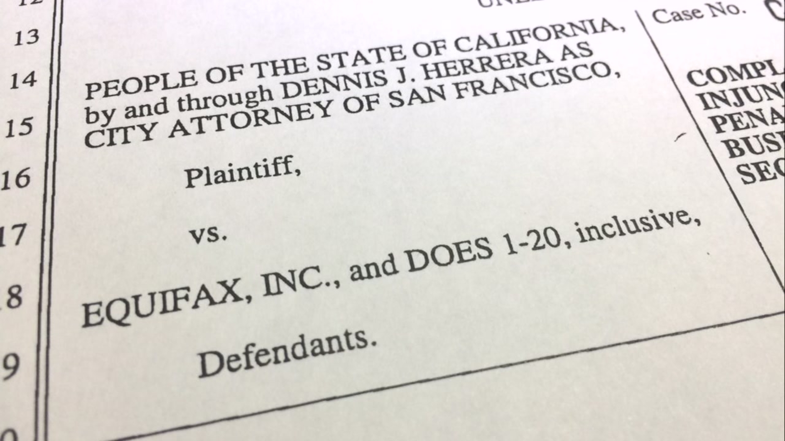 San Francisco City Attorney aims to hold Equifax accountable with