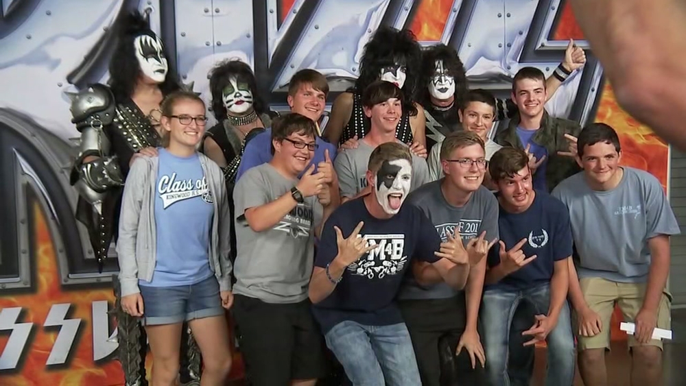 ROCK 'N ROLL: Kingwood kids share the stage with KISS