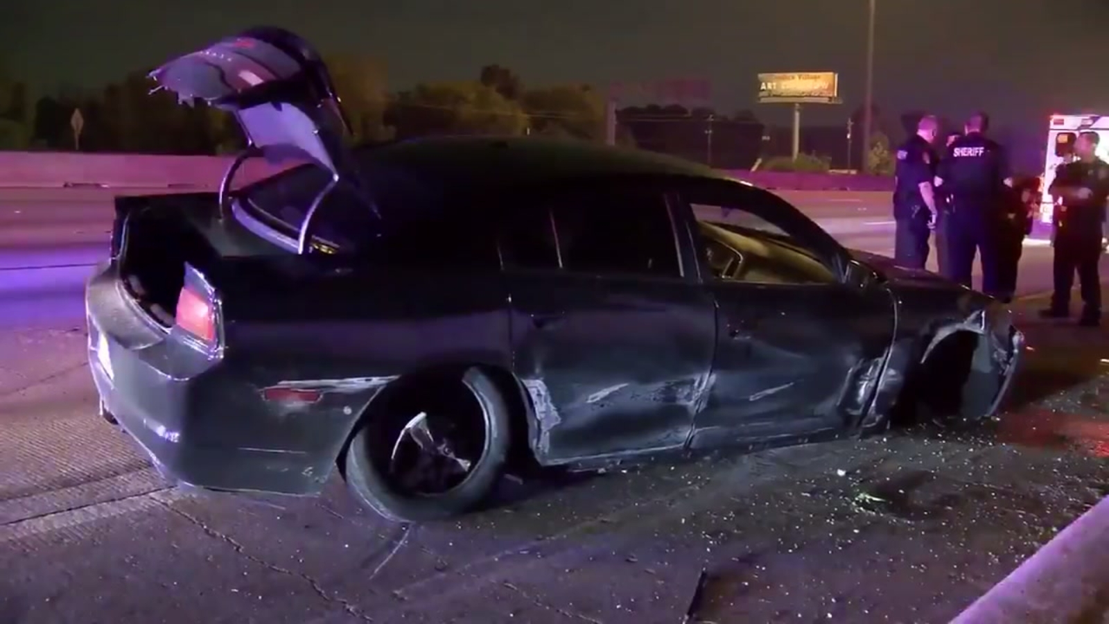 Offduty deputy constable struck by hitandrun driver while checking